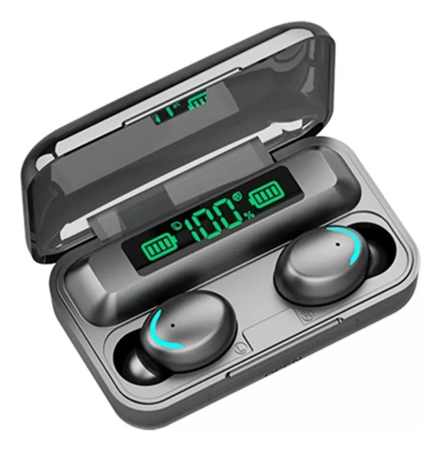 Audífonos in ear inalámbricos F9 negro